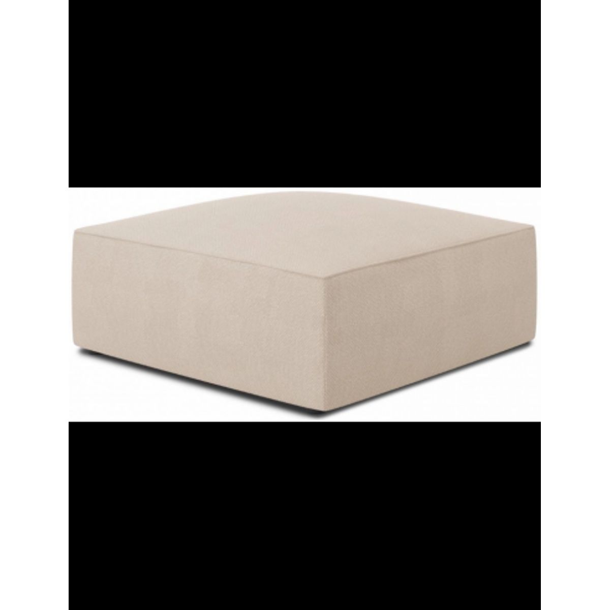 Ruby puf til sofa i polyester 93 x 93 cm - Beige