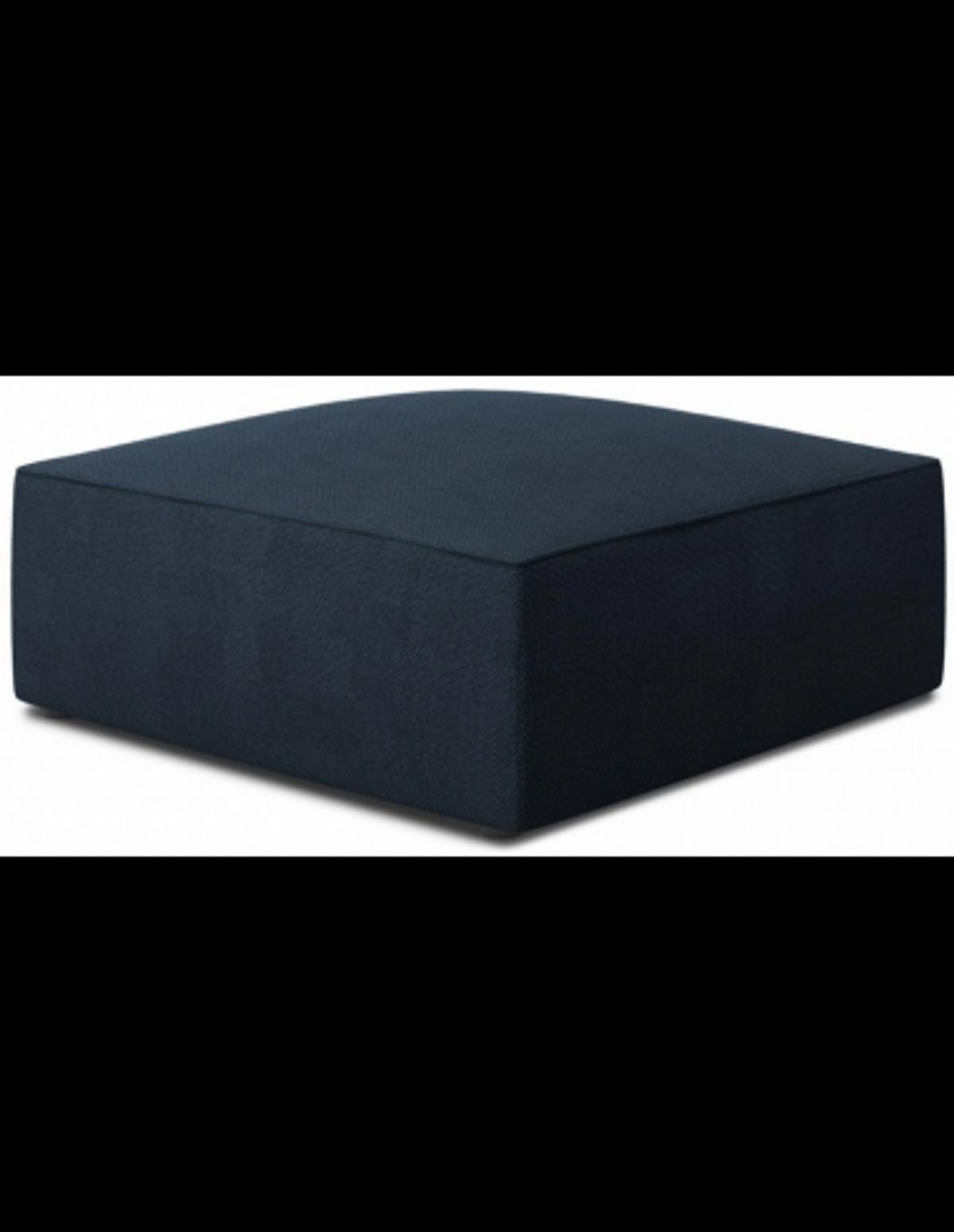 Ruby puf til sofa i polyester 93 x 93 cm - Navy