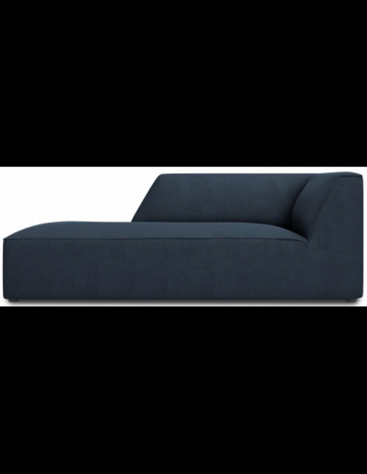 Ruby venstrevendt daybed i polyester B181 cm - Navy