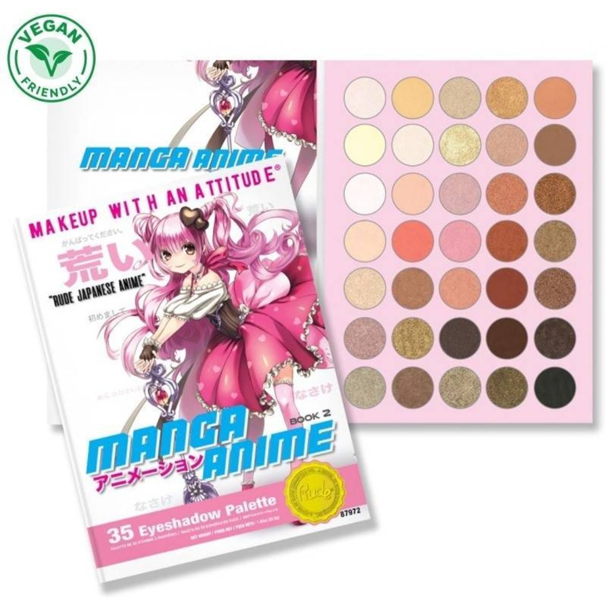 Rude Cosmetics 35 Eyeshadow Palette - Manga Anime