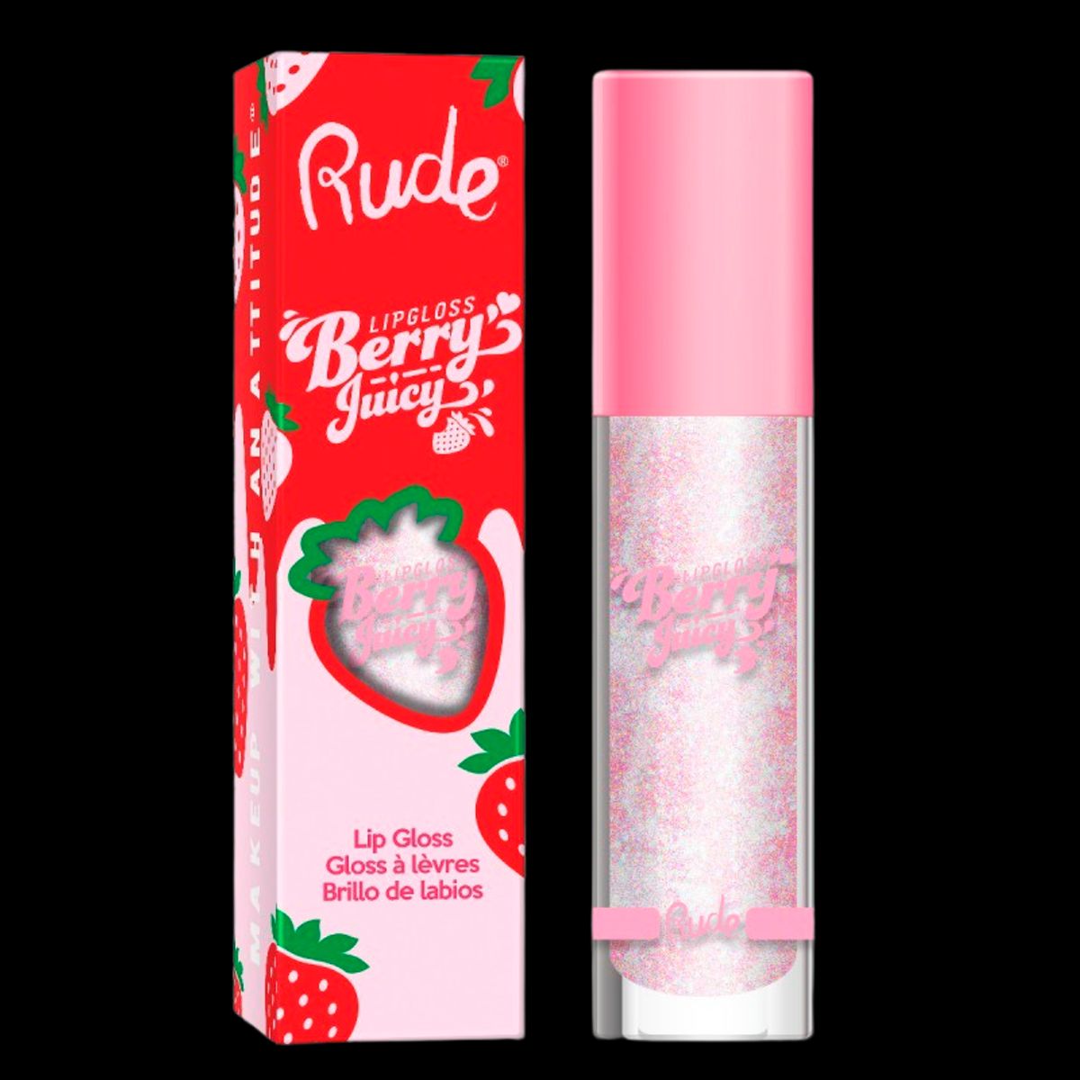 RUDE Cosmetics Berry Juicy Lip Gloss Crystalize (1 stk)