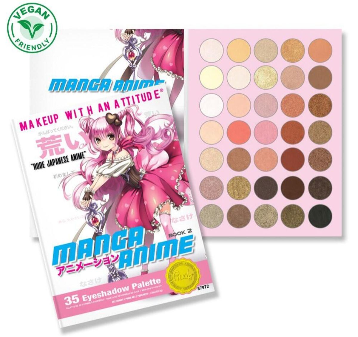 RUDE Cosmetics Eyeshadow Palette "Manga Anime"