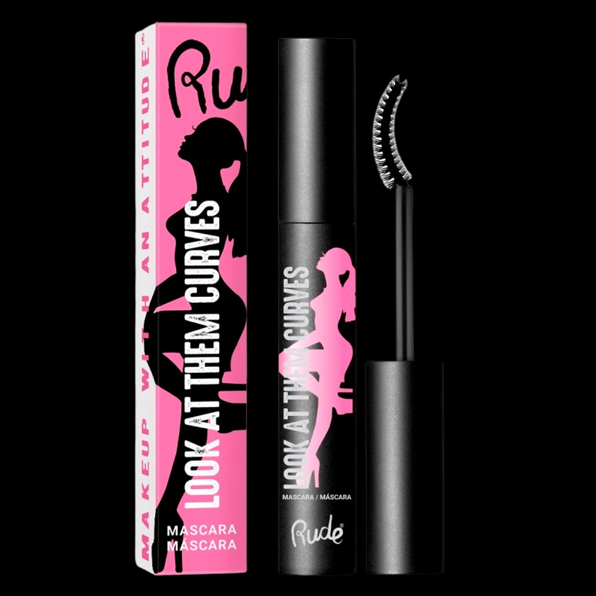 RUDE Cosmetics Look At The Curves Lifting Mascara Black (1 stk)