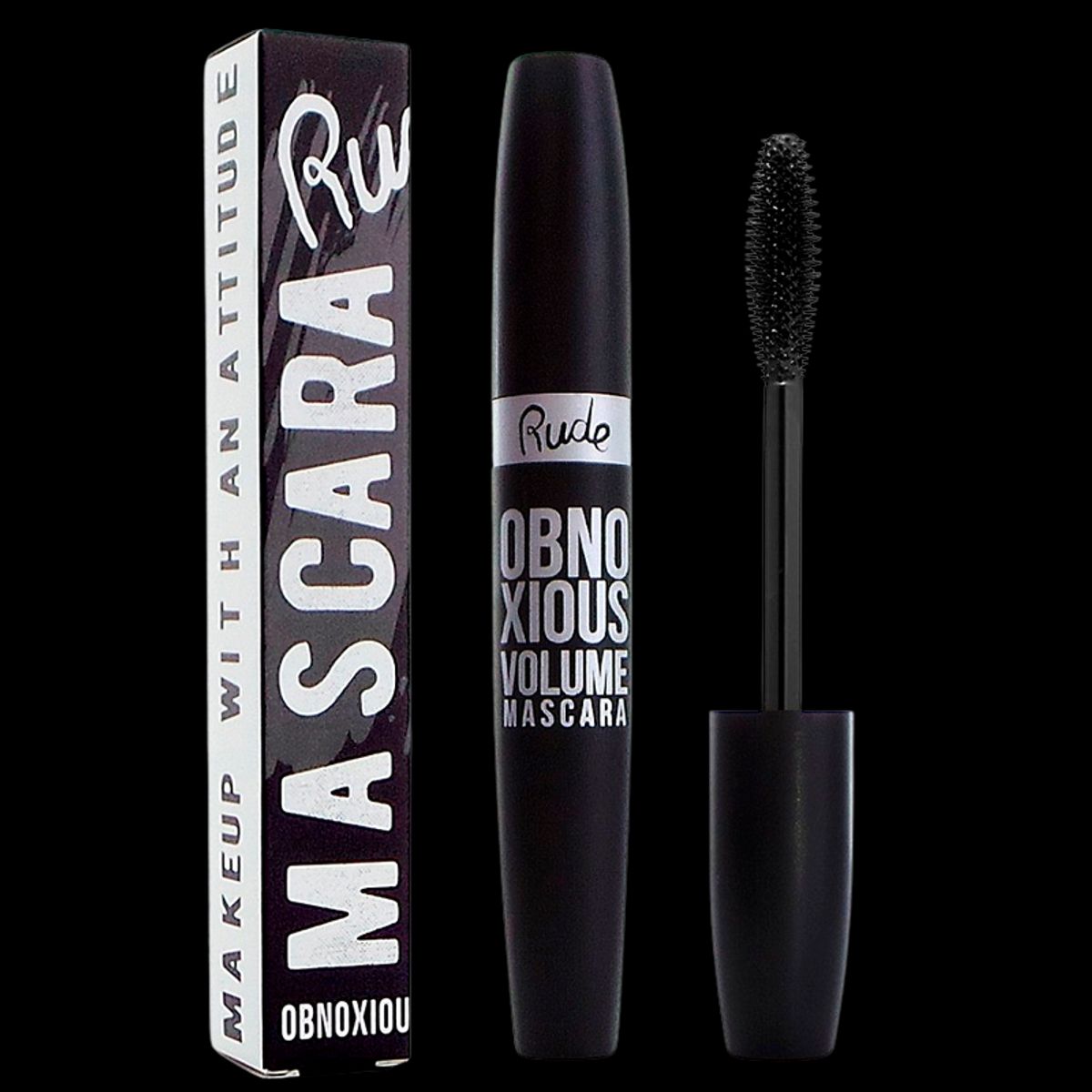 RUDE Cosmetics Obnoxious Volume Mascara Black (1 stk)