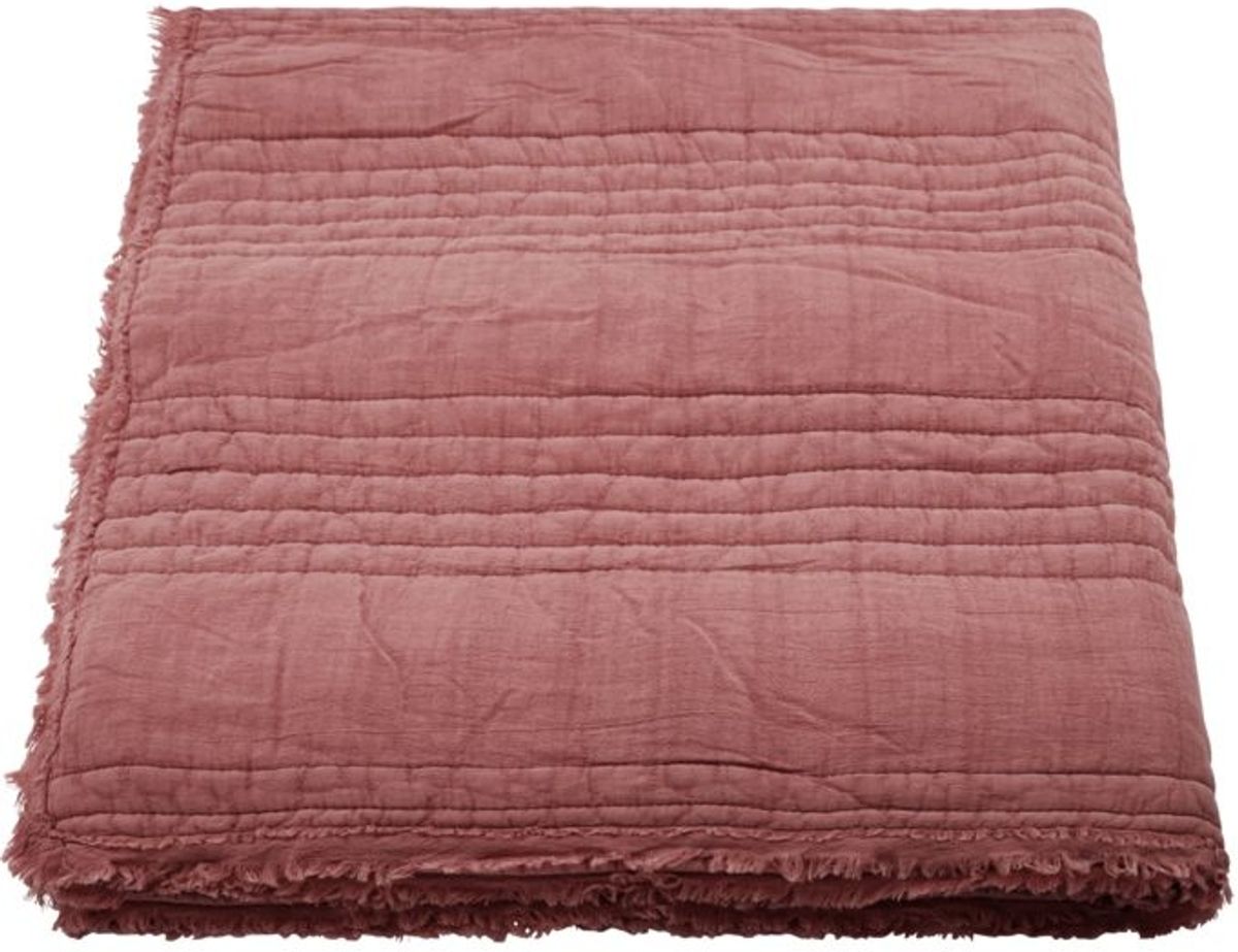 Ruffle, Quilt, dusty berry, bomuld, polyester