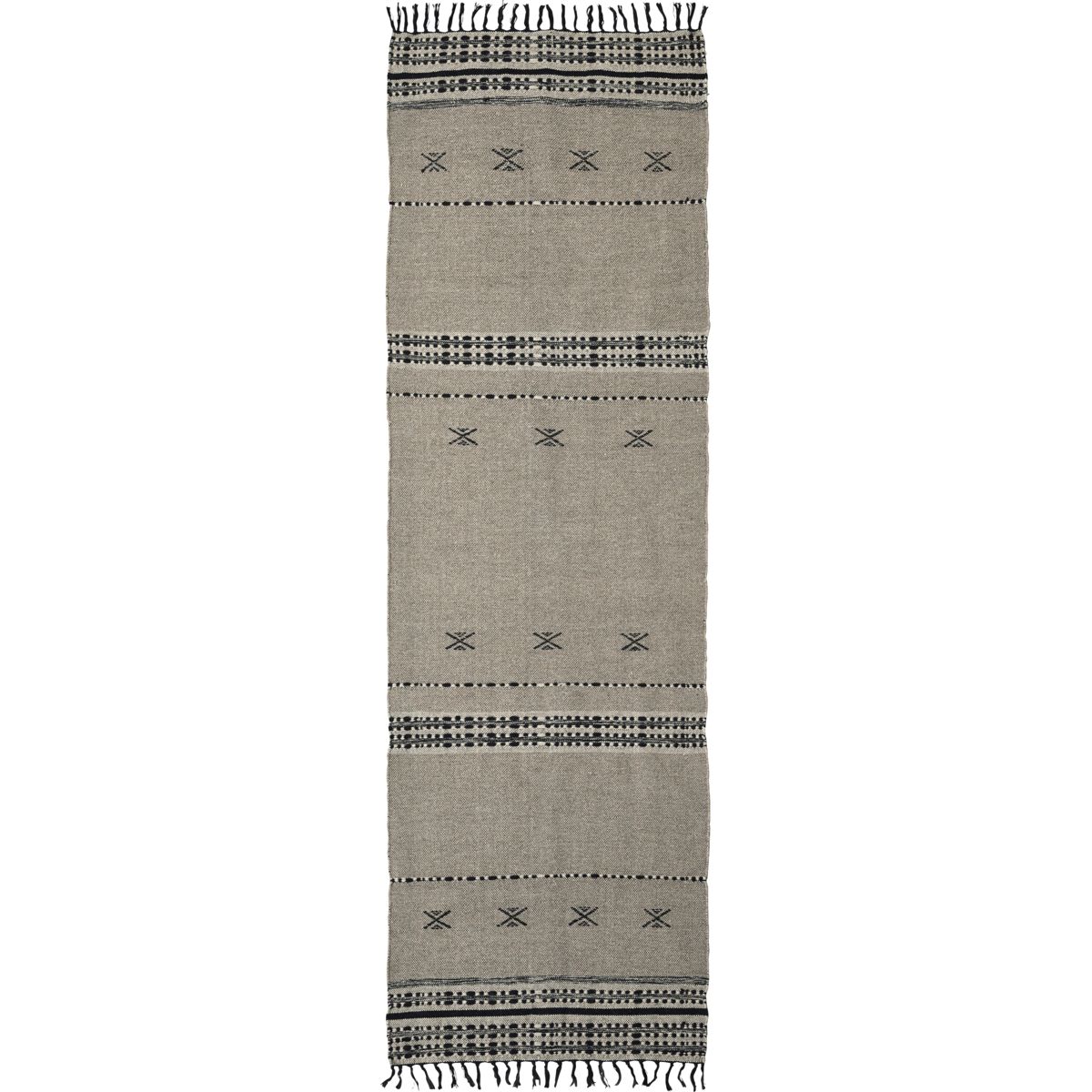 Rug, HDCros, Sand - Sand / Wool , Cotton / l: 300 cm, w: 90 cm