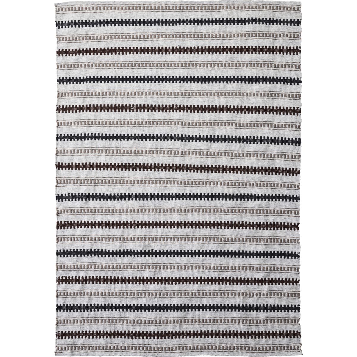 Rug, HDTerra, Light grey - Light grey / Recycled polyester / l: 200 cm, w: 140 cm