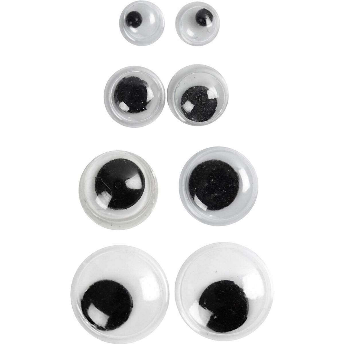 Rulleøjne - ø 4+6+8+10 Mm - 40 Assorterede