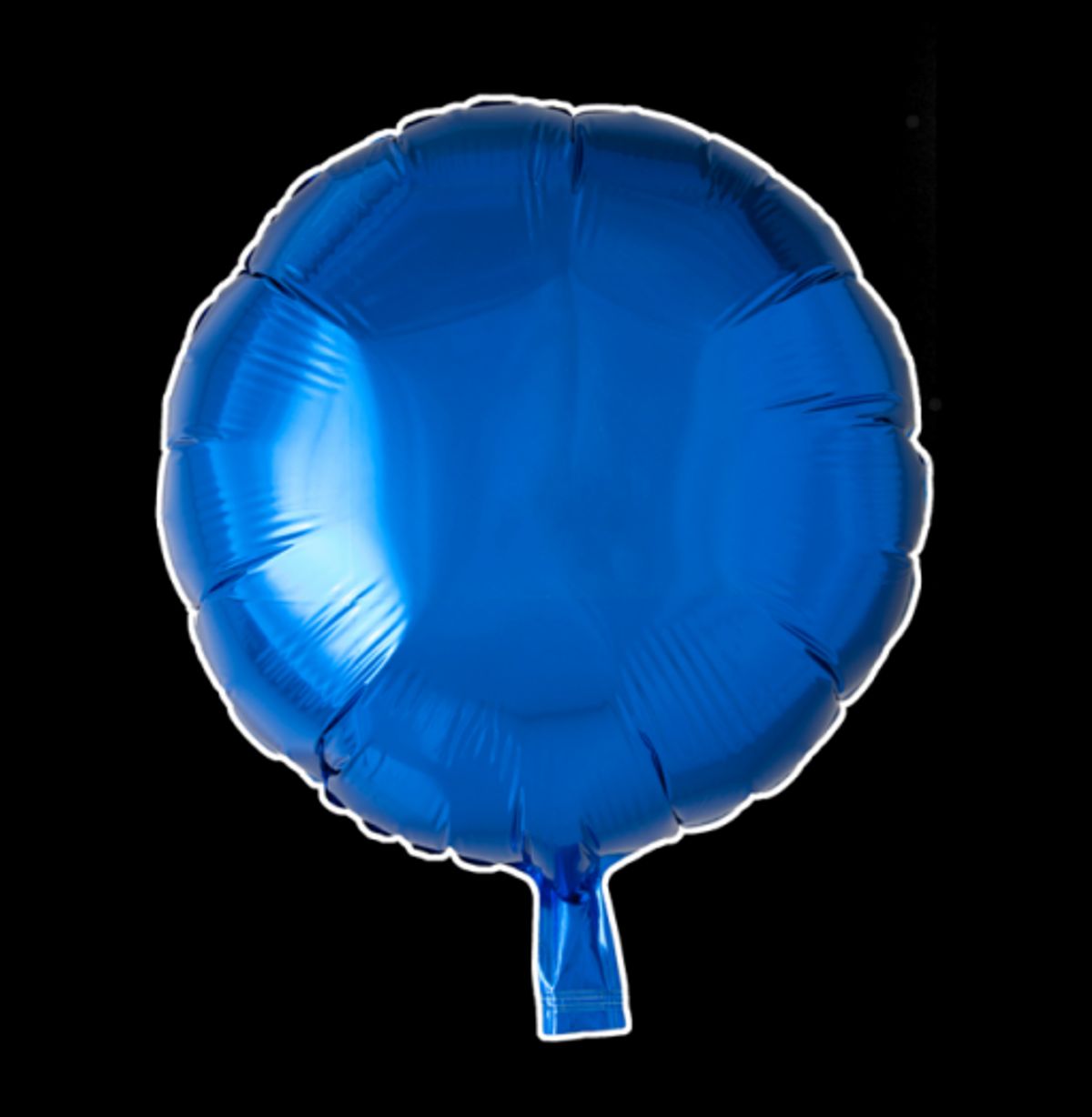 Rund 18" - Folieballon Blå - Folieballoner