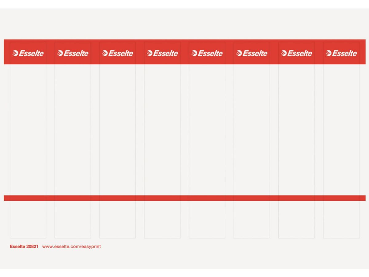 Rygetiket Esselte 50 mm 80 stk