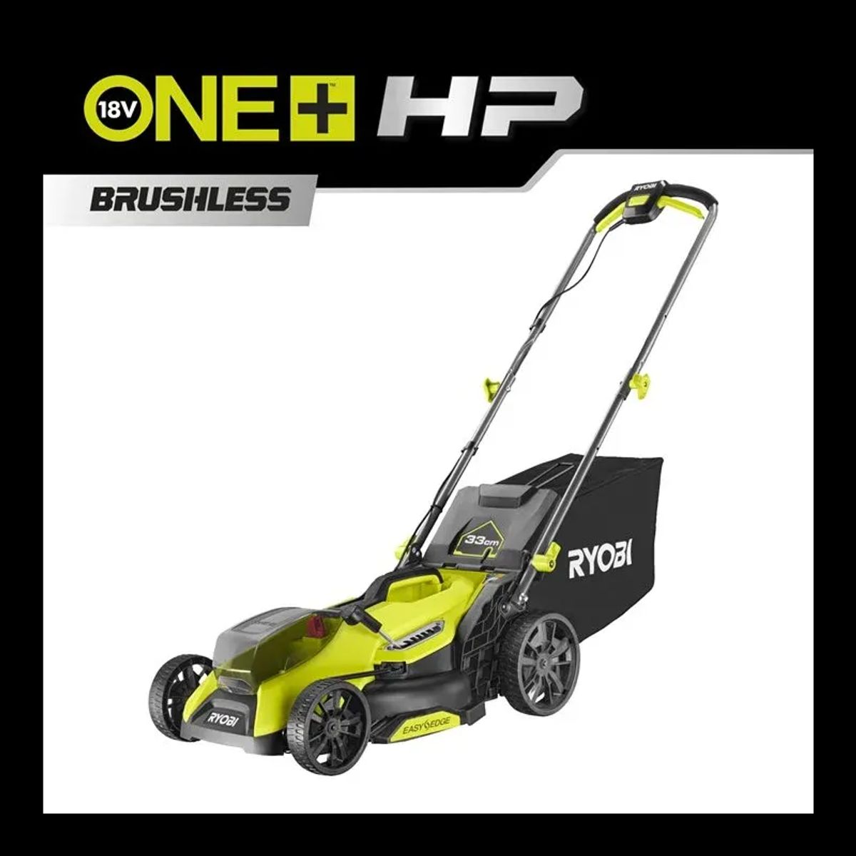 Ryobi 18v One + Kulfri Plæneklipper Ry18lmx33a-0