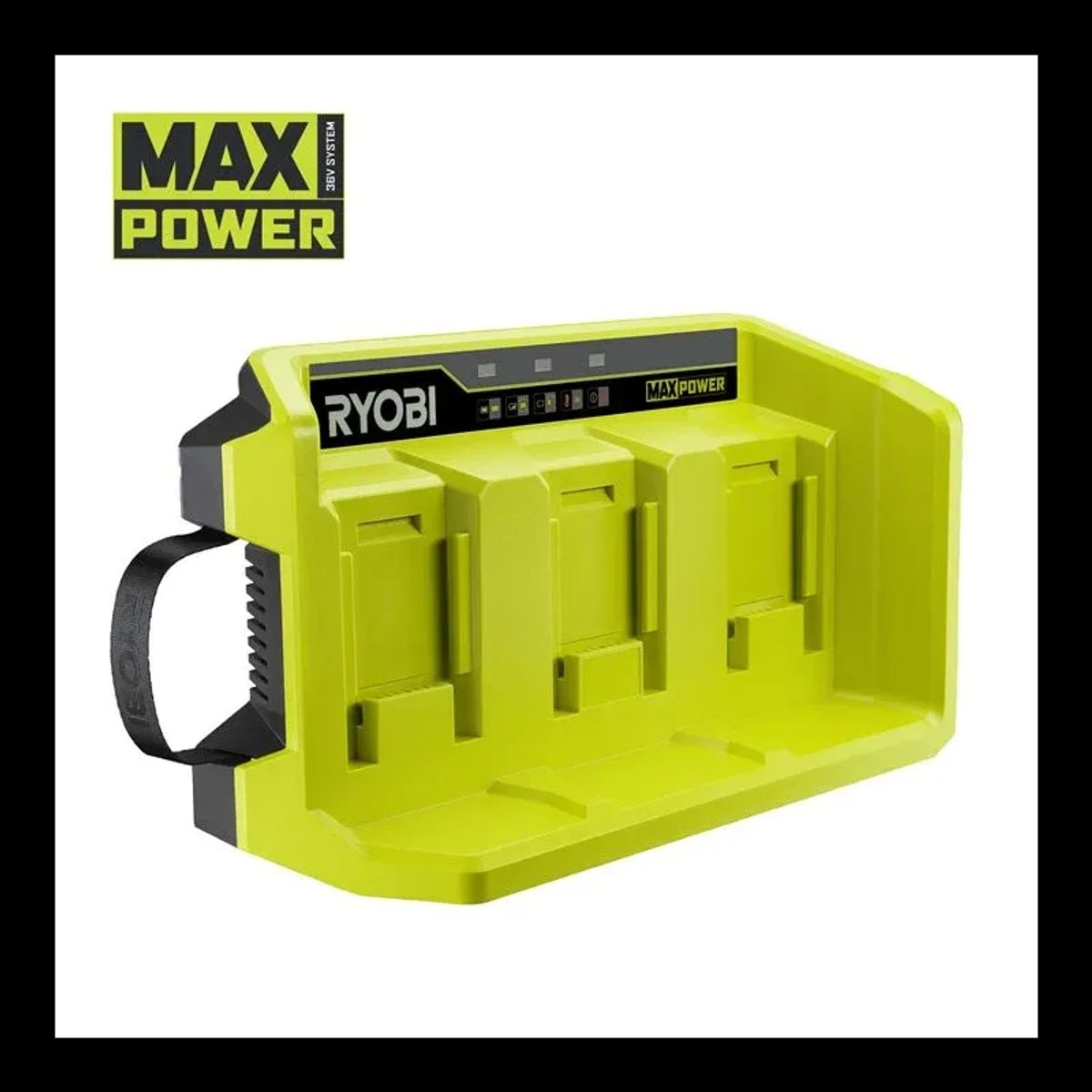 Ryobi 36V multilader 4,0 Amp/t med plads til 3 batterier - RY36C3PA