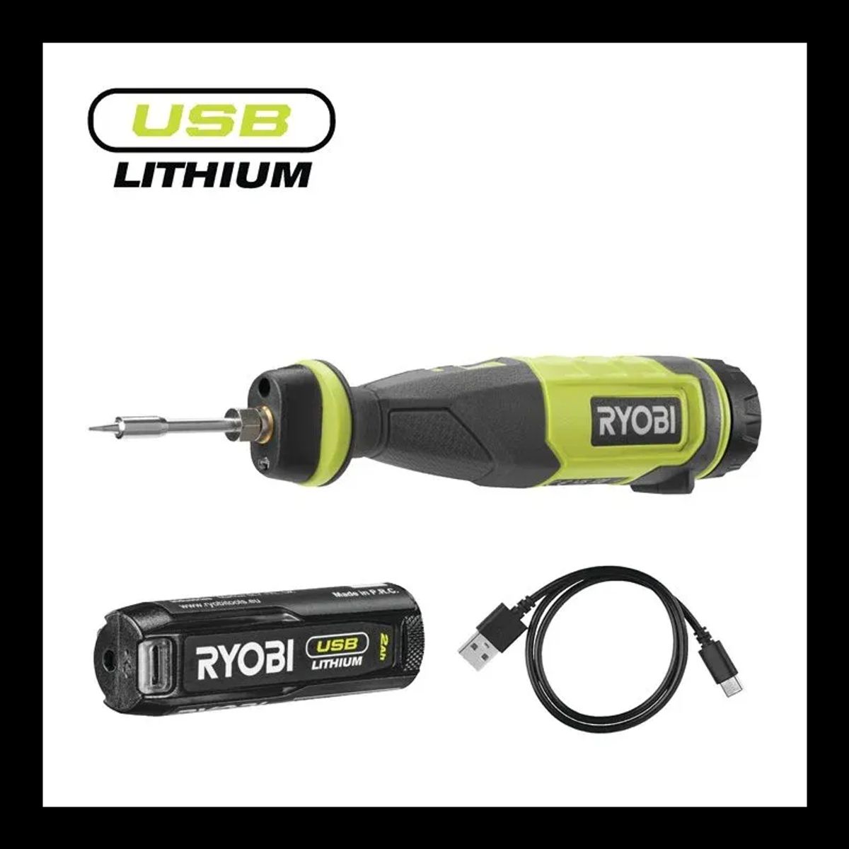 Ryobi 4V Loddekolbesæt - RSI4-120G