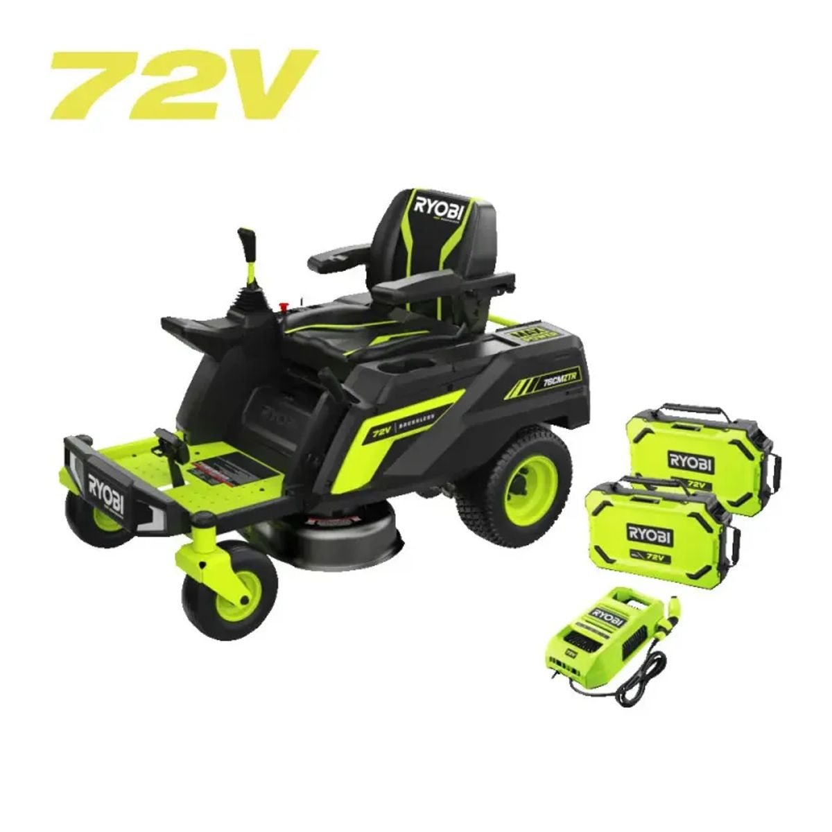 Ryobi 72V Zero Turn Ride-on - RY72ZTRX76-210