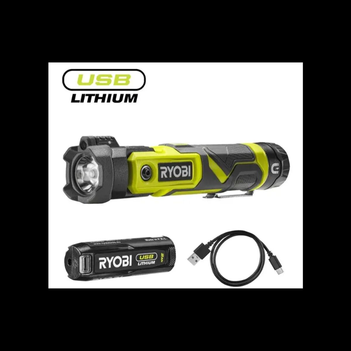 Ryobi Lommelygtesæt RLP4-120G - 640 Lm