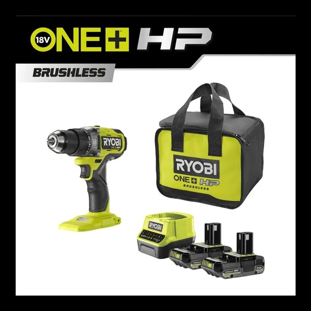 Ryobi One+ Hp Startsæt Rdd18x-220s