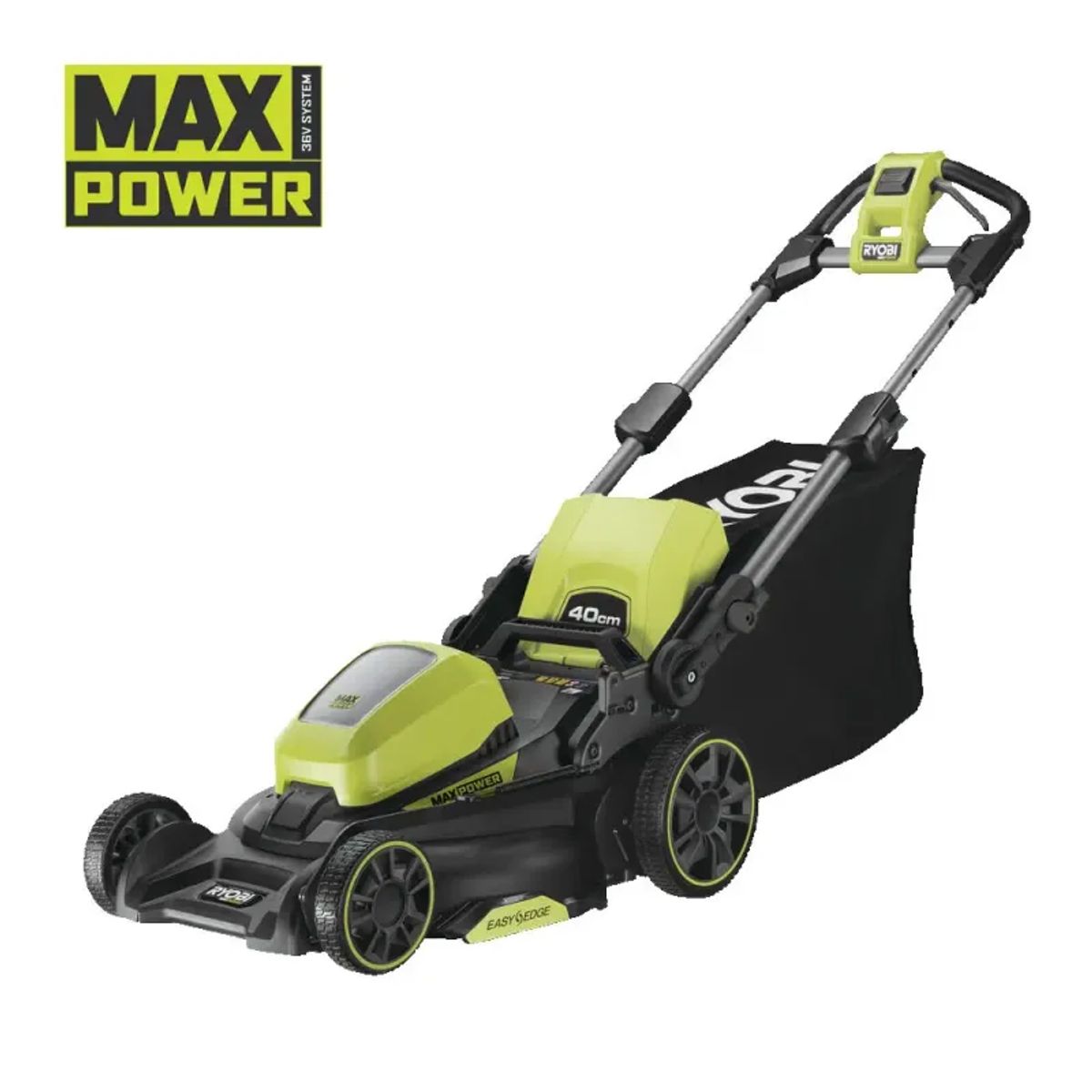 Ryobi Plæneklipper 40 cm MAX POWER 36V. - RY36LM40A-140