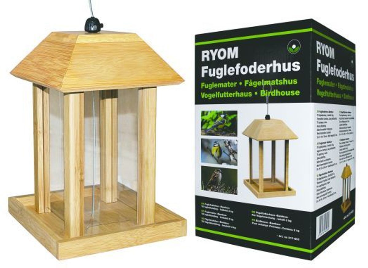 Ryom Fuglefoderhus i Bambus