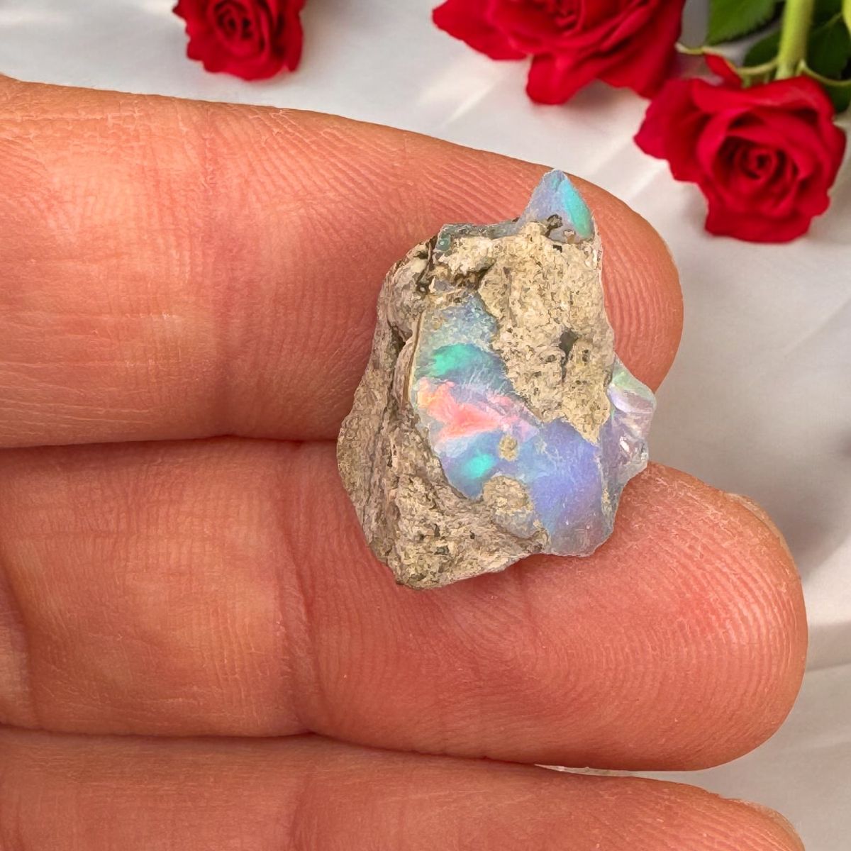 Rå boulder opal