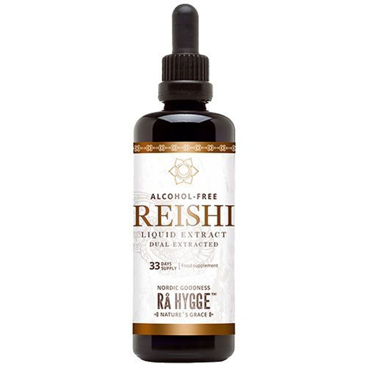 Rå Hygge Reishi Concentrated Liquid Extract Ø, 100ml.