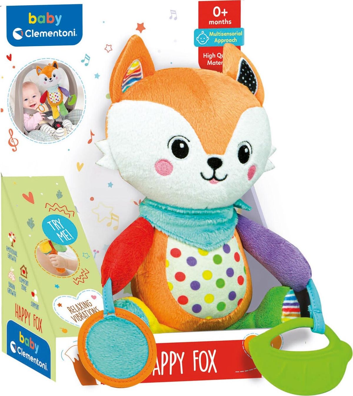 Ræve Bamse - Happy Fox - Clementoni