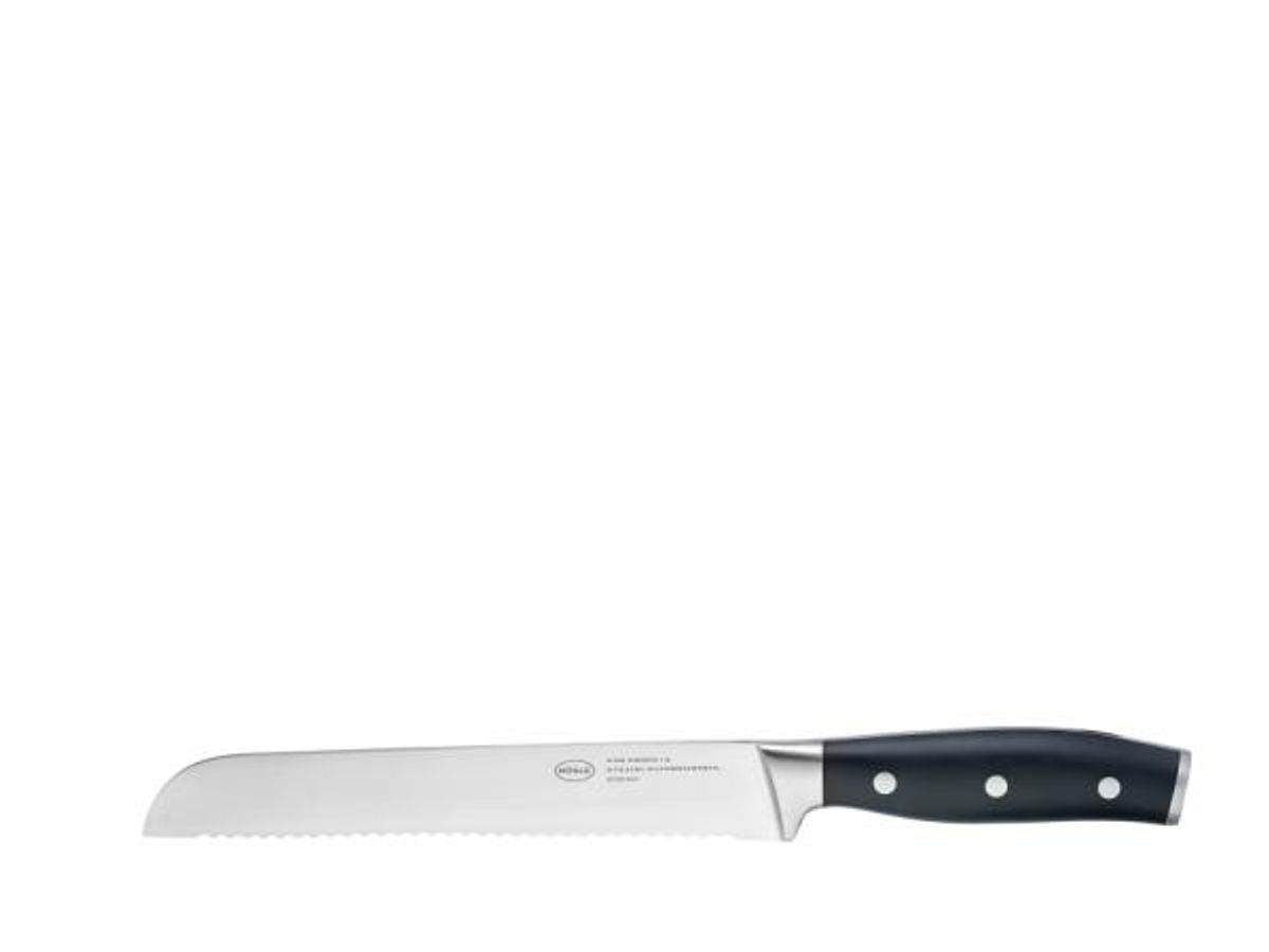 Rösle - Tradition Brødkniv 20 cm Stål/Sort