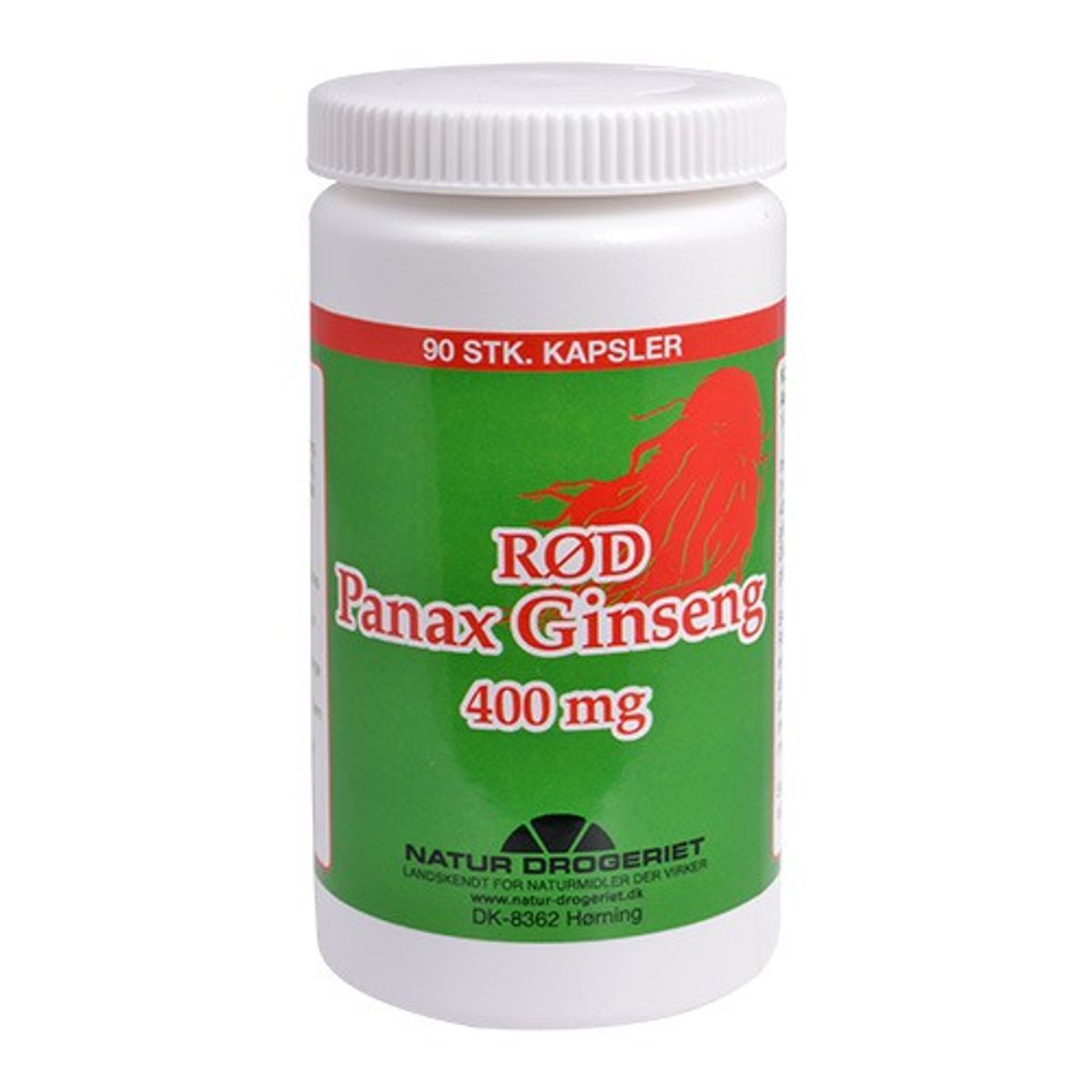 Rød Ginseng 400 mg - 90 kap - Natur Drogeriet