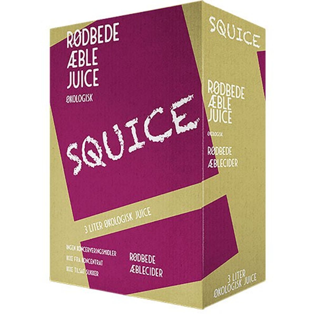 Rødbede Æble Juice Økologisk - 3 liter - Squice