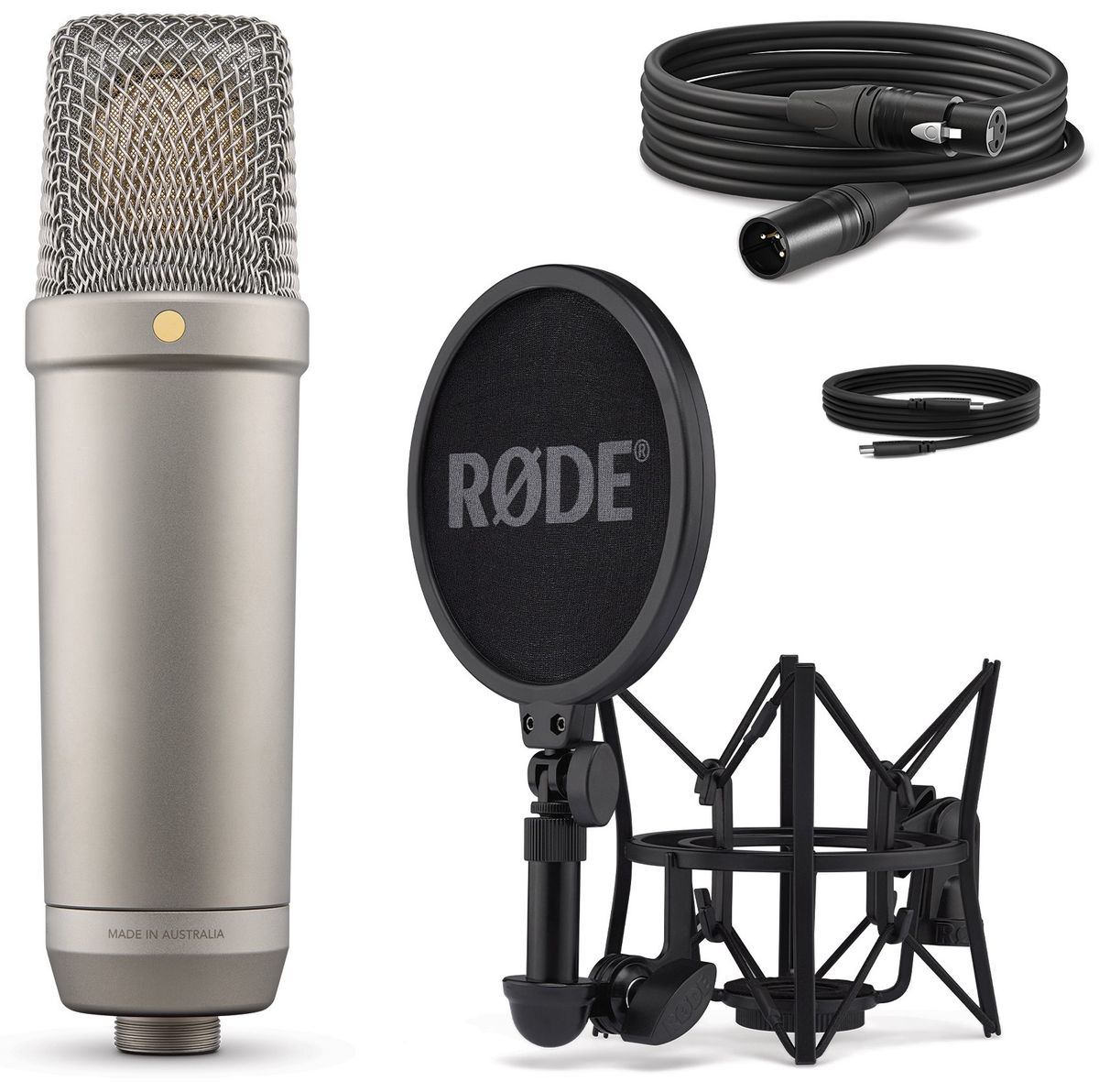 Røde NT1 5th Gen XLR + USB-C Studio mikrofon - Sølv