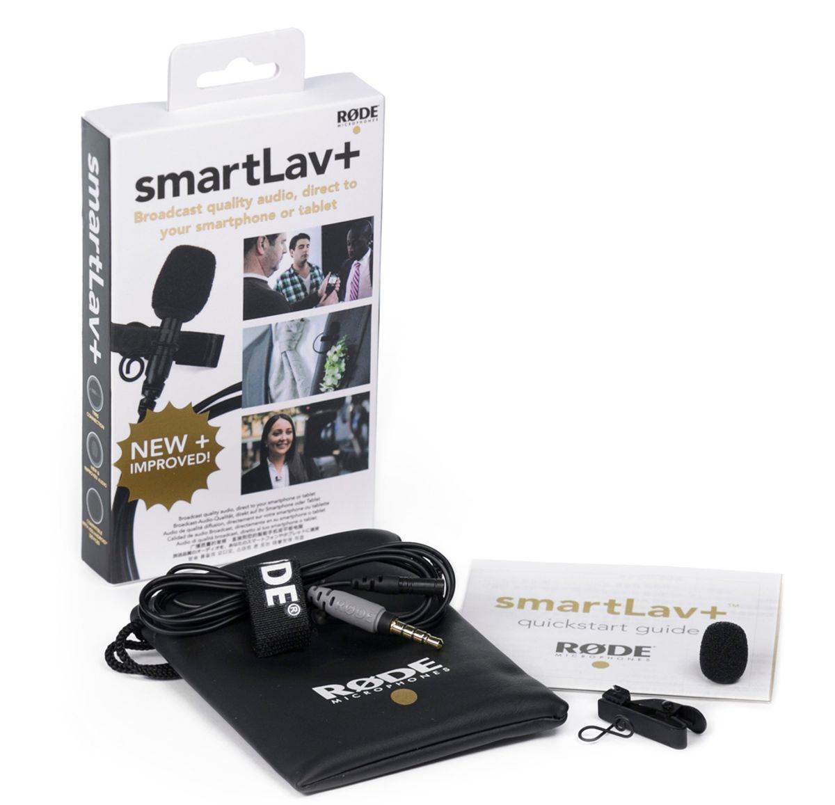 RØDE SmartLav+ Lavalier mikrofon med clips og 3,5mm TRRS stik