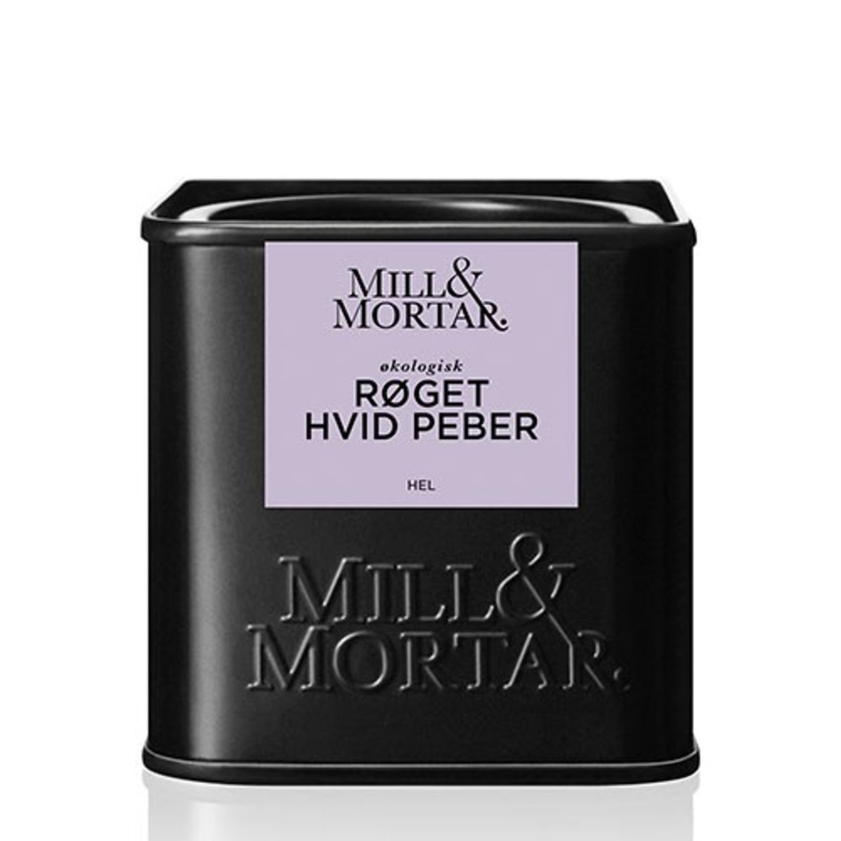 Røget Hvid Peber Økologisk - 50 gram - Mill & Mortar