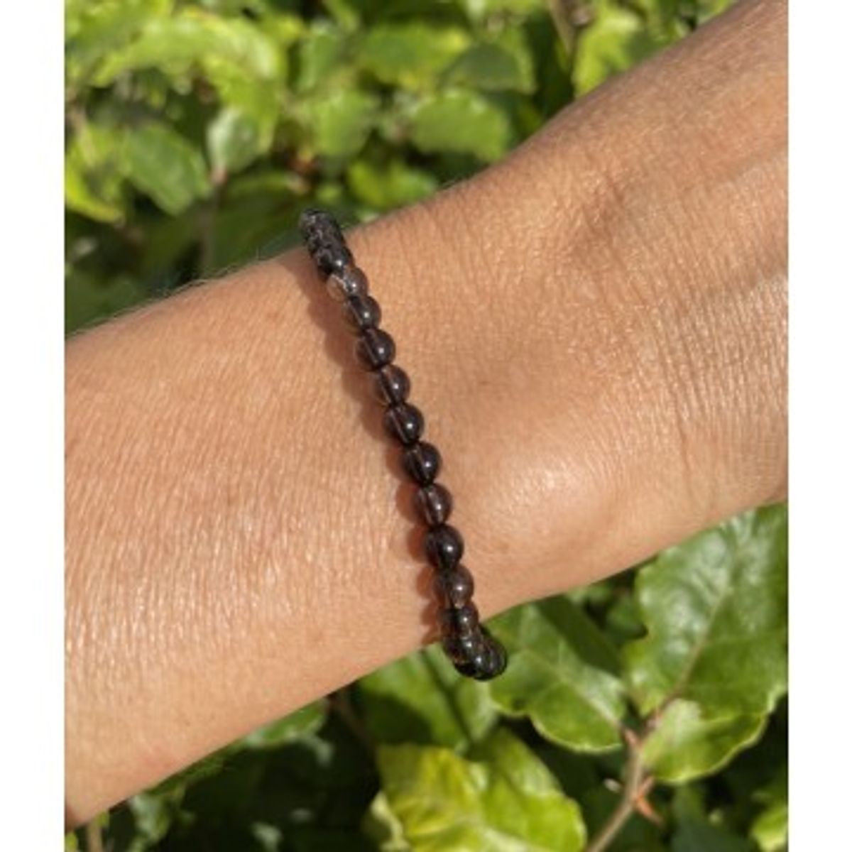 Røgkvarts armbånd 4 mm - Krystal Armbånd - GodKarmaShop