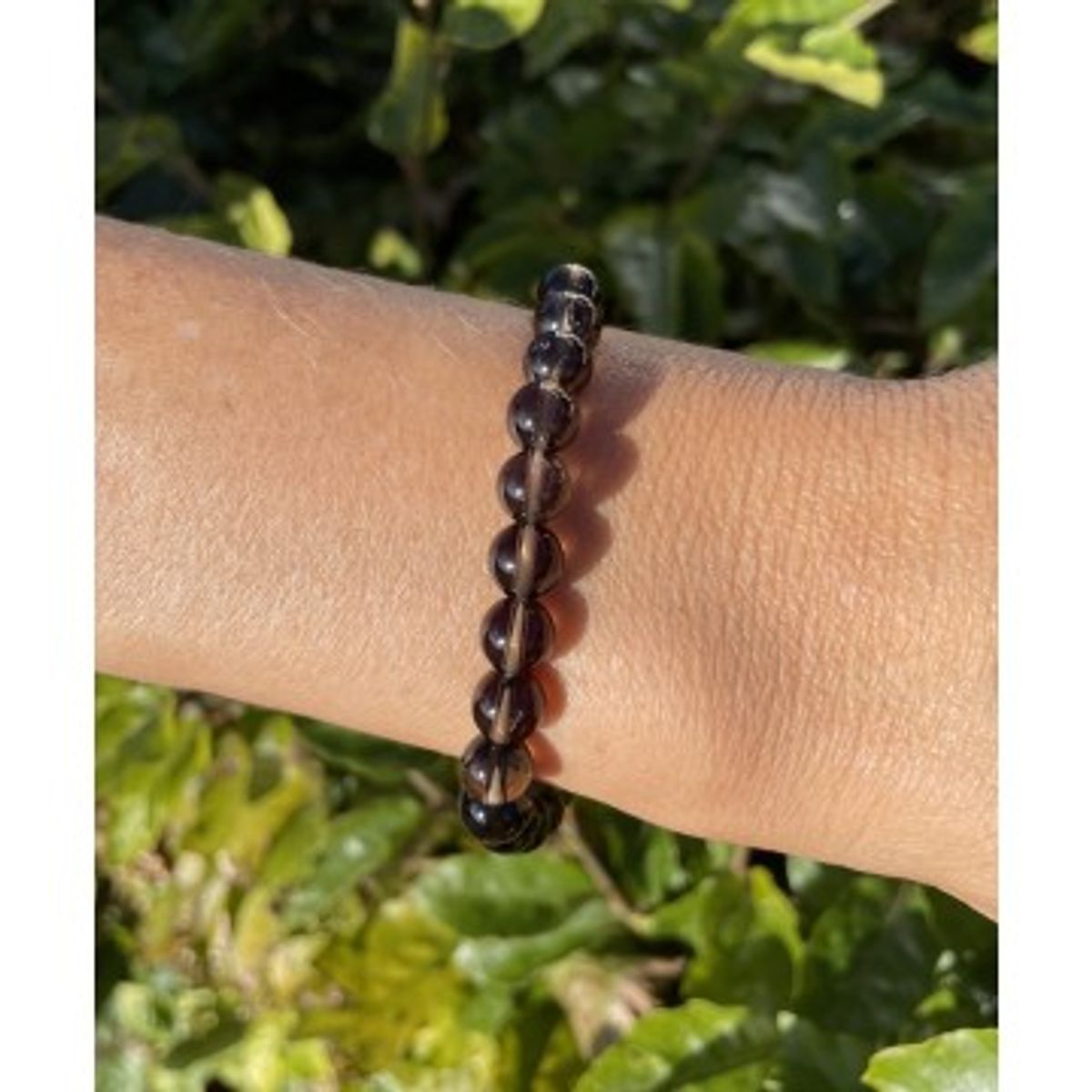 Røgkvarts armbånd 8 mm - Krystal Armbånd - GodKarmaShop