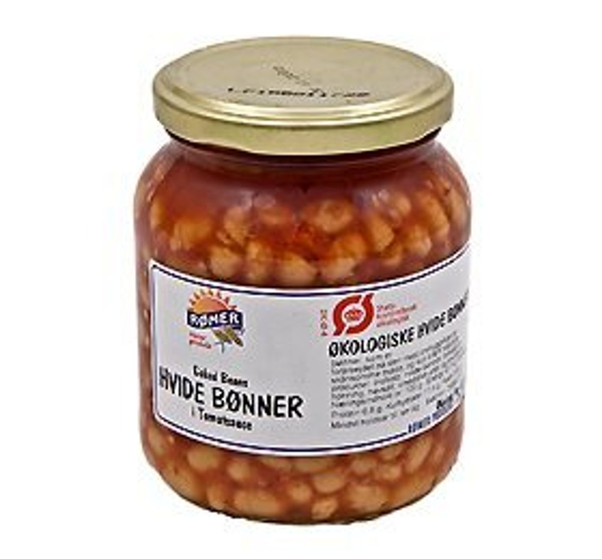 Rømer Hvide Bønner i tomat Ø, 350g.