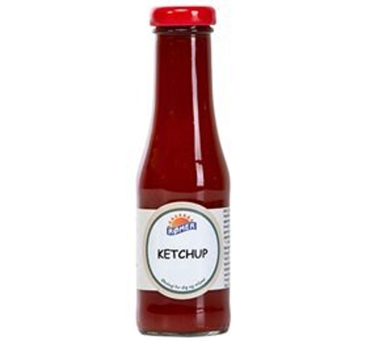 Rømer Ketchup tomat mild Ø, 340g.