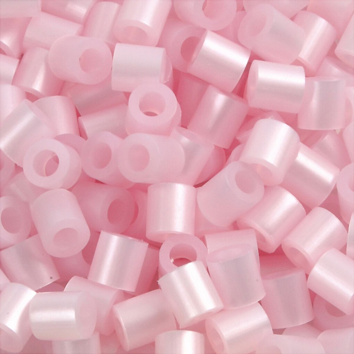 Rør Perler Til Perleplader - Medium - Rosa Perlemor - 6000 Stk. - Nabbi