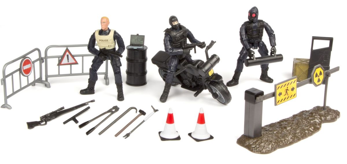 S.W.A.T. Action Figur 3-bigpack Type B 1:18