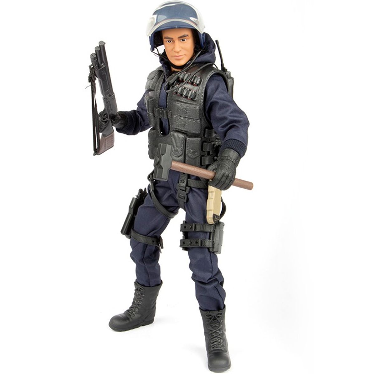 S.W.A.T. Breacher ''Gennembryder'' Politi Action Figur 30,5cm