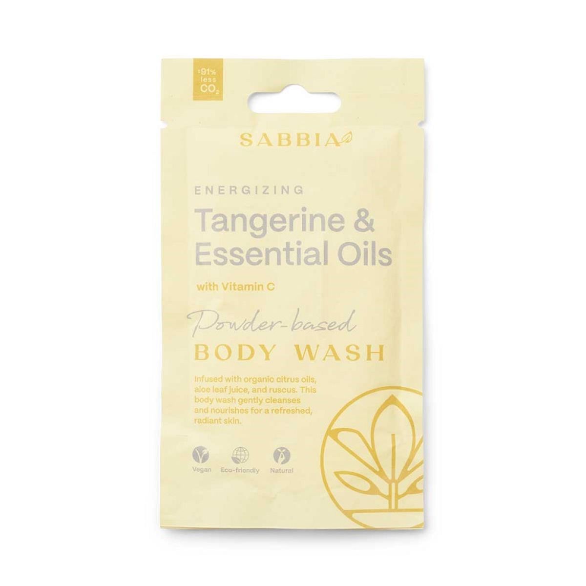 SABBIA - DIY økologisk Body Wash - Tangerine & & Essential Oils