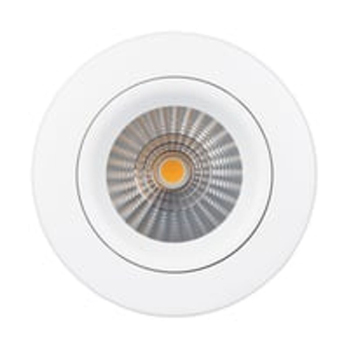 Sabina 230V Dmpbar Flimmerfri 8W 2700K Ra90 525lm IP54 Mat Hvid Rund