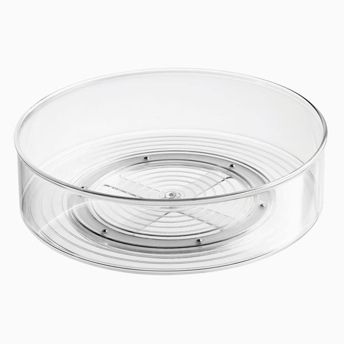 Sabina - Turntable (høj) - Transparent - 29cm x 29cm x 9cm