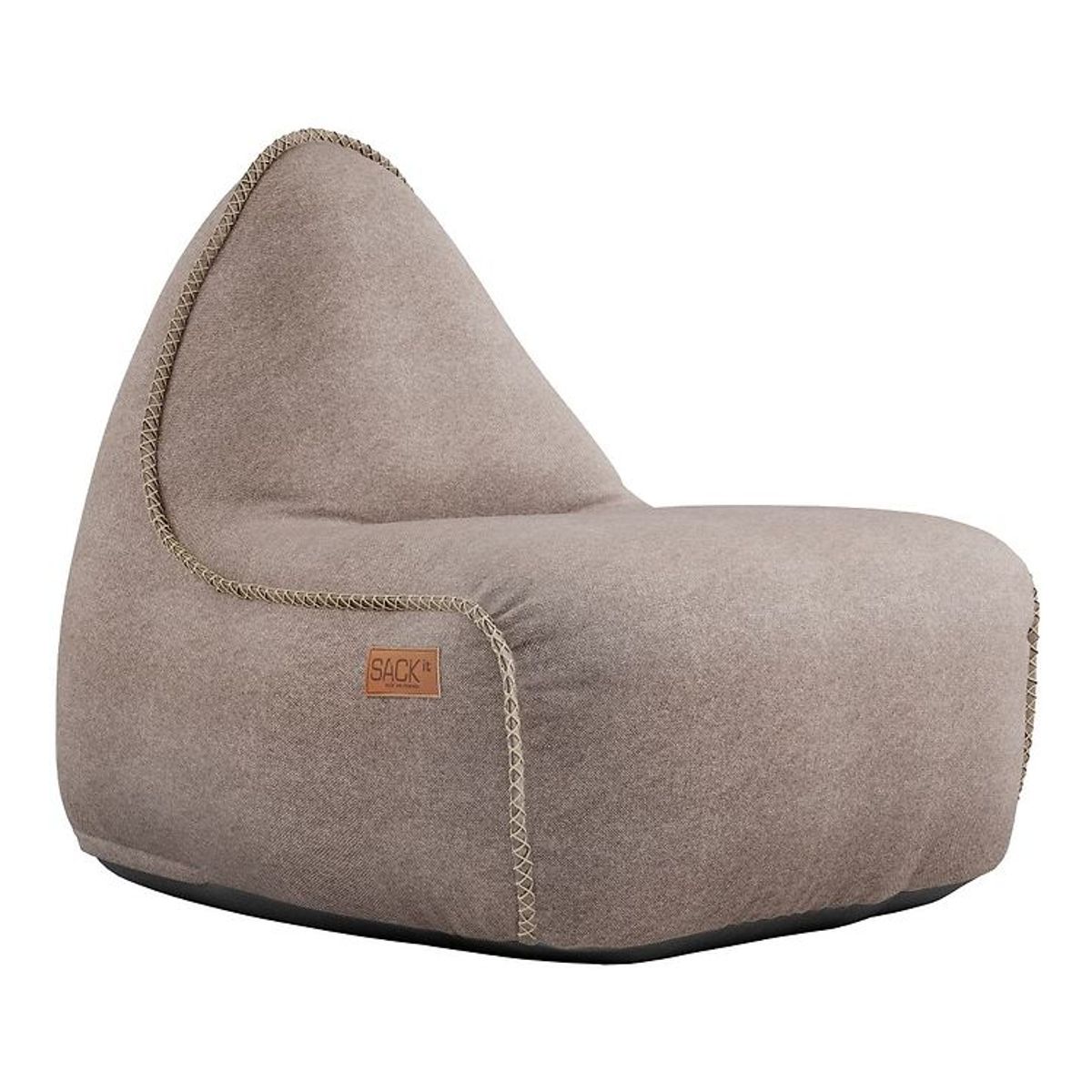 SACKit Sækkestol - Canvas Lounge Chair - 96x80x70 cm - Sand