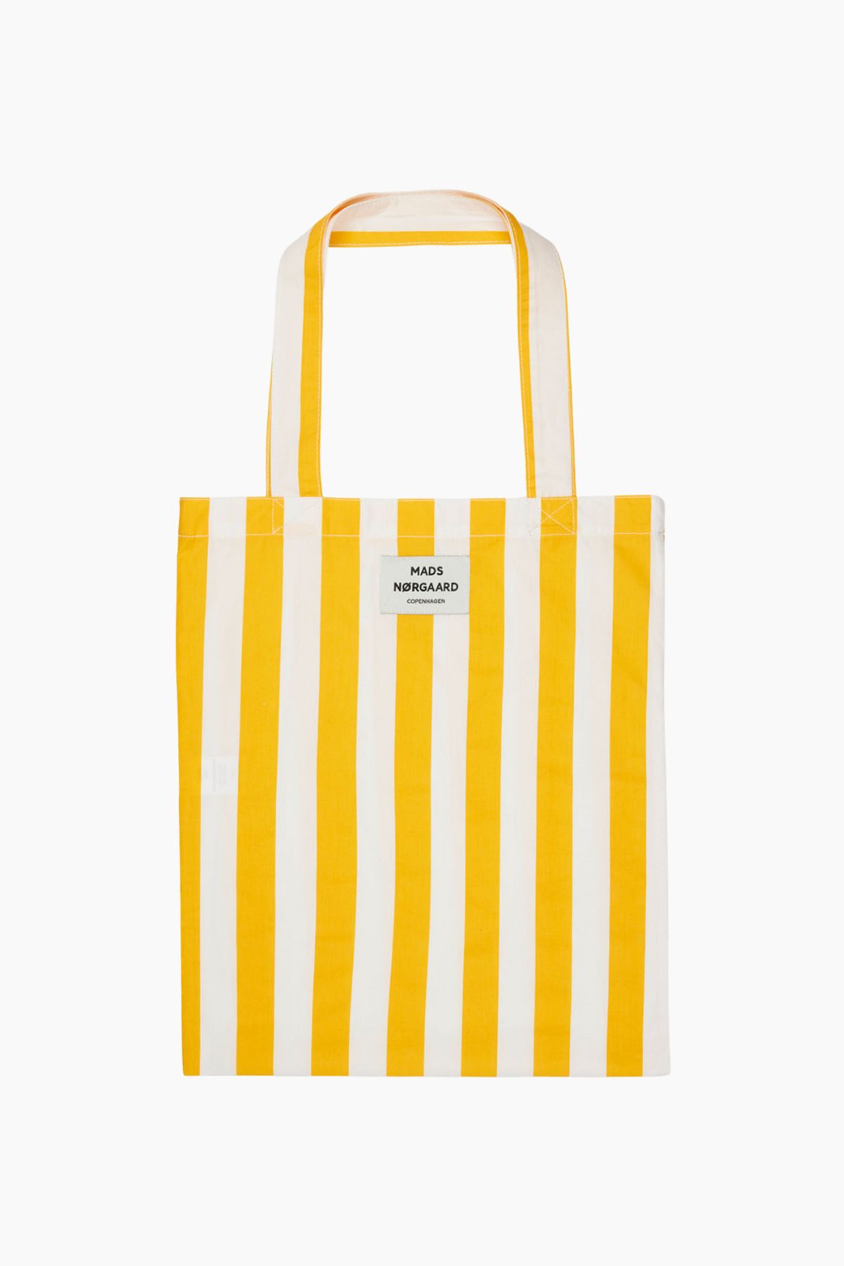 Sacky Atoma Bag - Chrome Yellow/White Alyssum - Mads Nørgaard - Stribet One Size