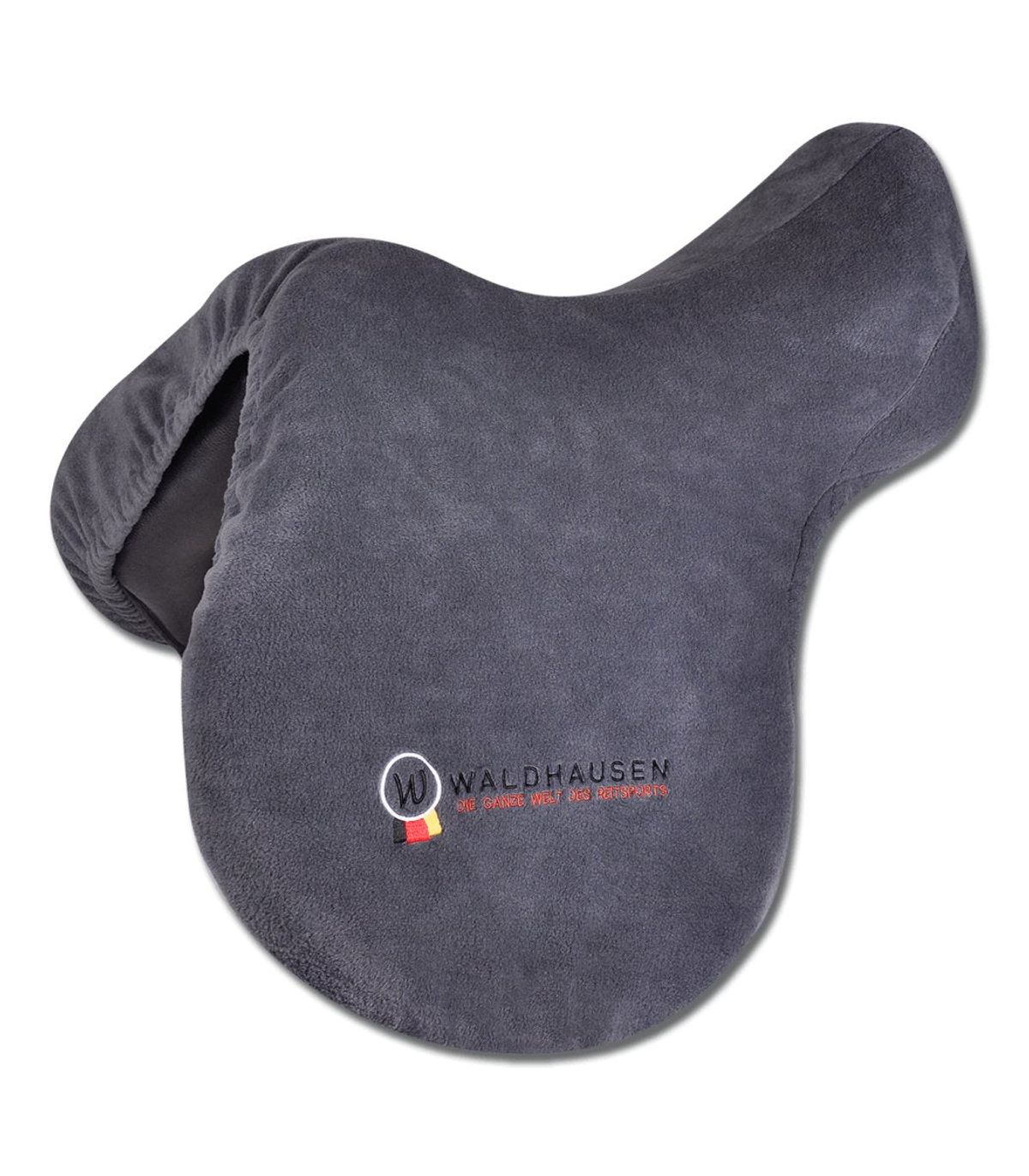 Saddlecover Fleece, grau, Waldhausen Stick