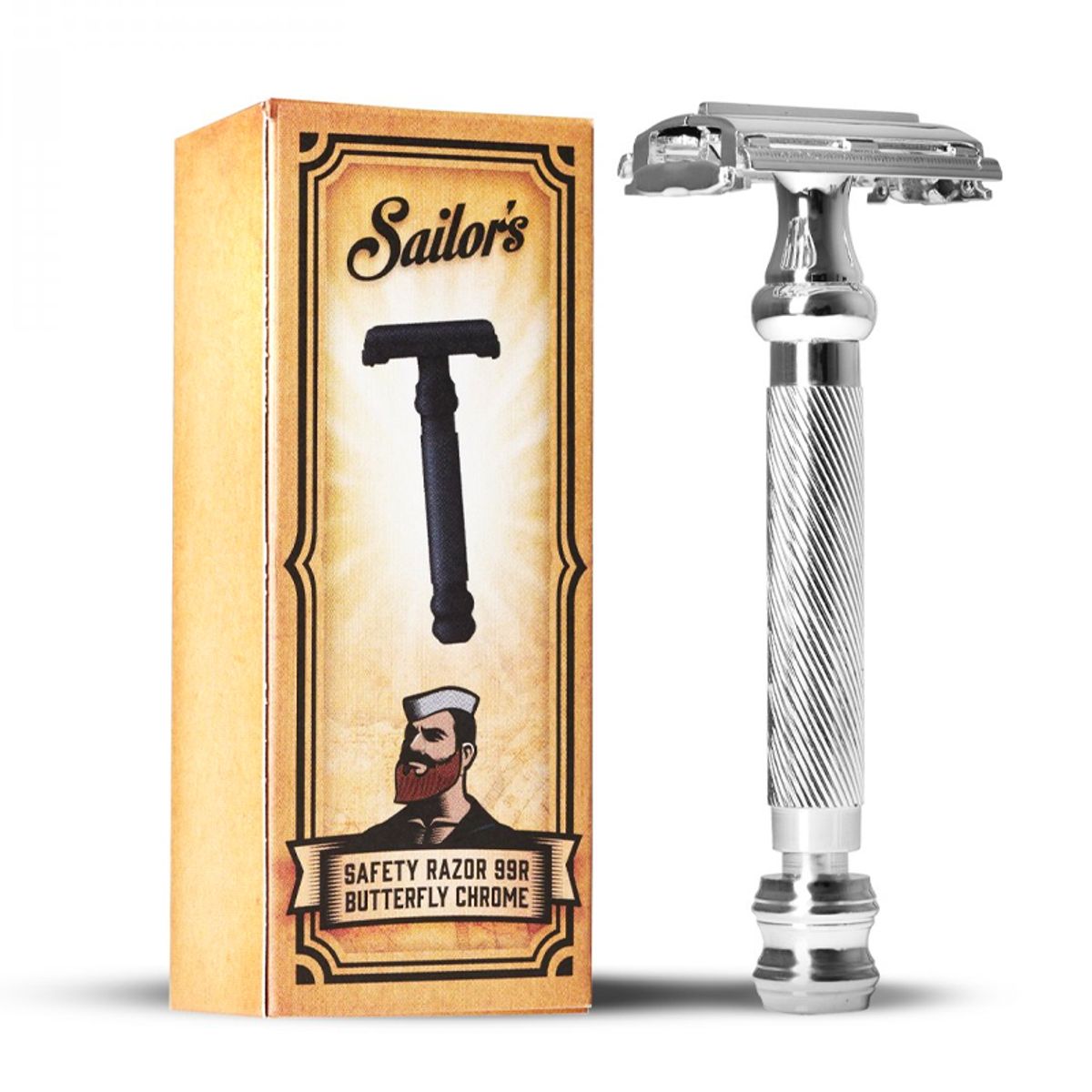 Sailor's Safety Razor Butterfly Chrome Finish 99R