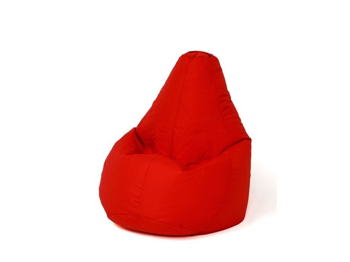 Sako Taske Pouffe Pære Intens Rød L 105 X 80 Cm