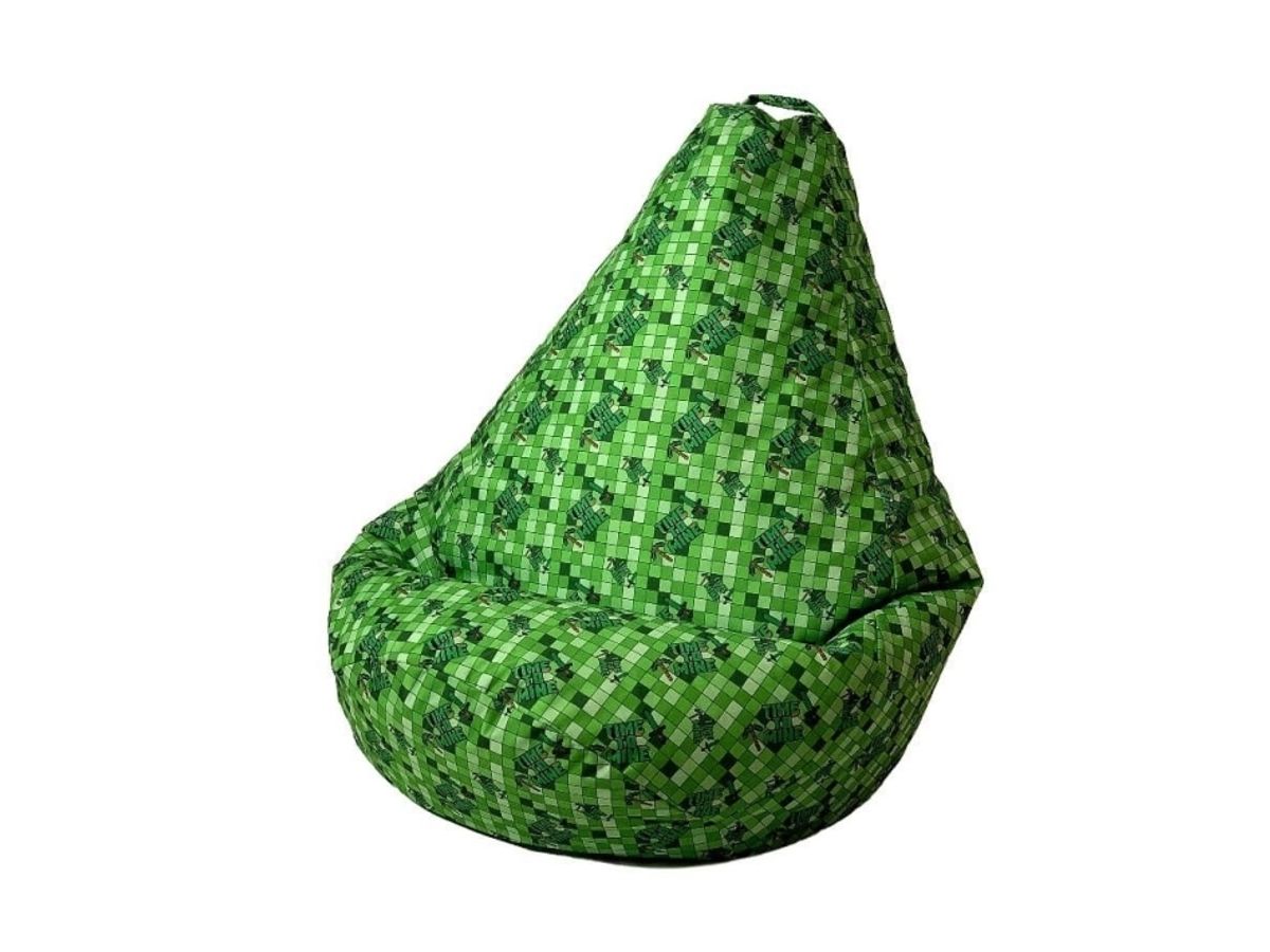 Sako Taske Pouffe Pæreprint Minecraft L 105 X 80 Cm