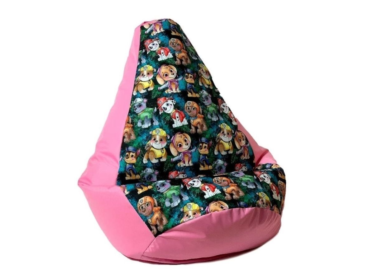 Sako Taske Pouffe Pæreprint Pink-Paw Patrol Xxl 140 X 100 Cm