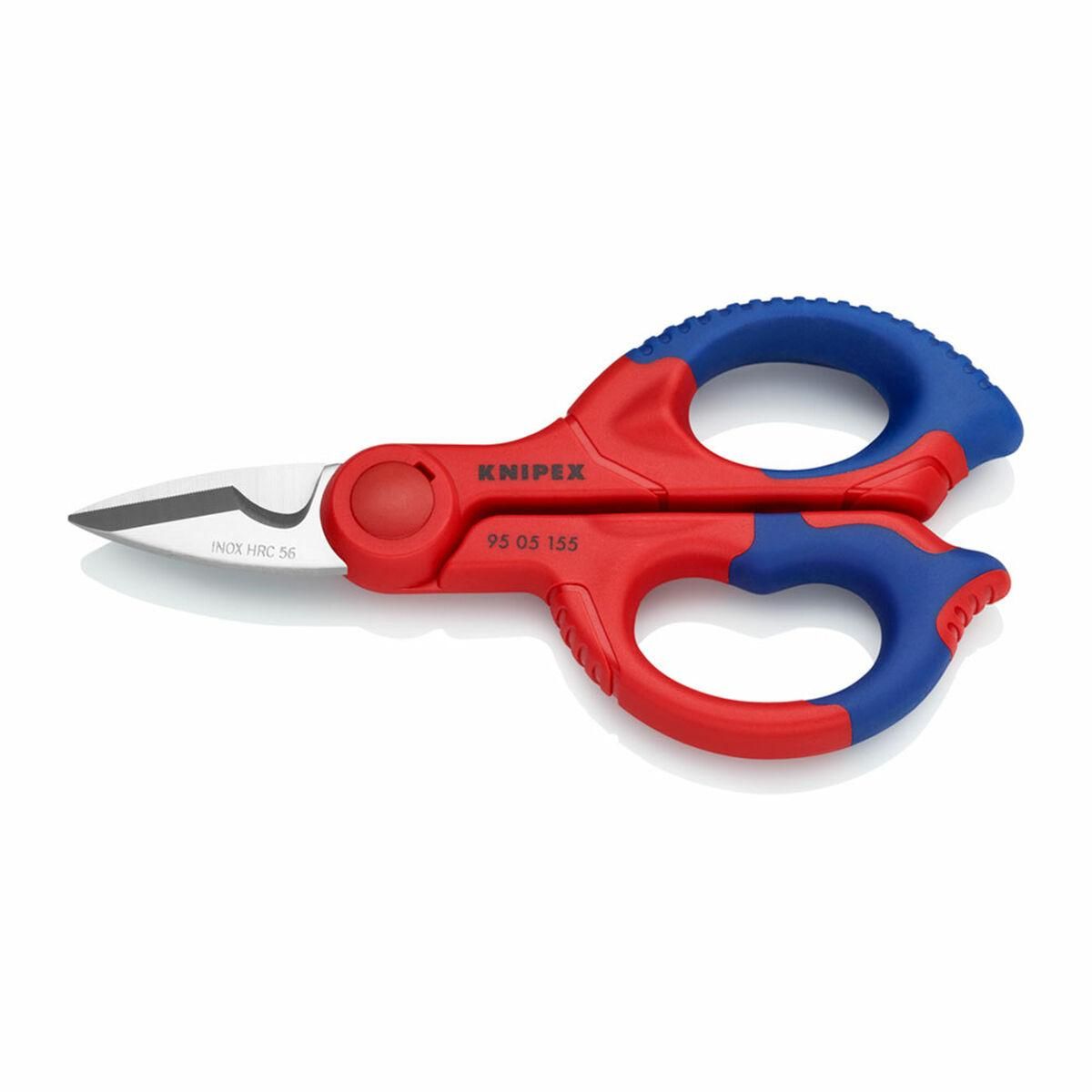 Saks til elektriker Knipex 9505155sb 130 x 32 x 155 mm Glasfiber Rustfrit stål