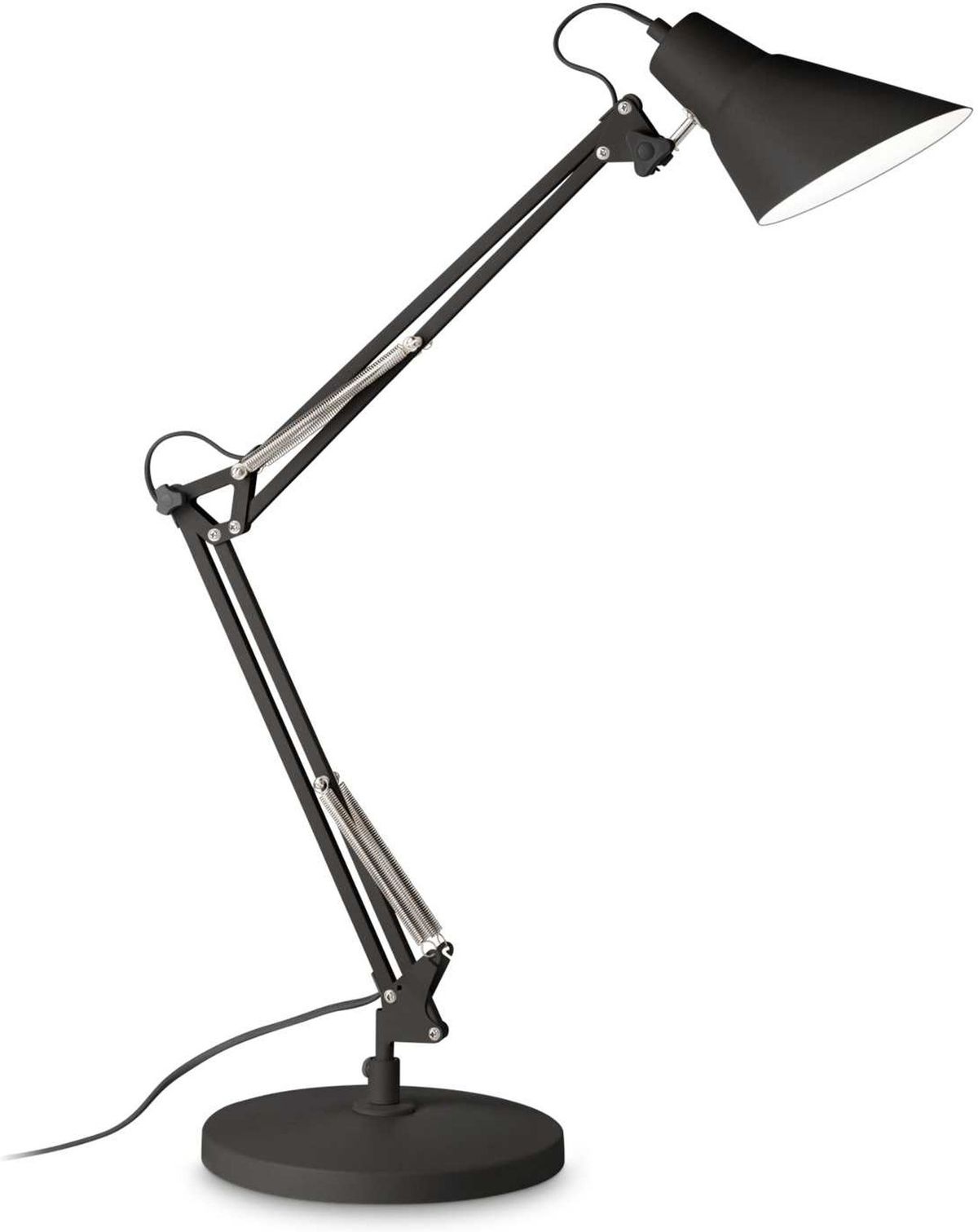 Sally, Bordlampe, E27 max 1 x 42W, E27, sort, metal, L200xH580xB360mm